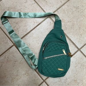 Light Green Crossbody Sling Bag
